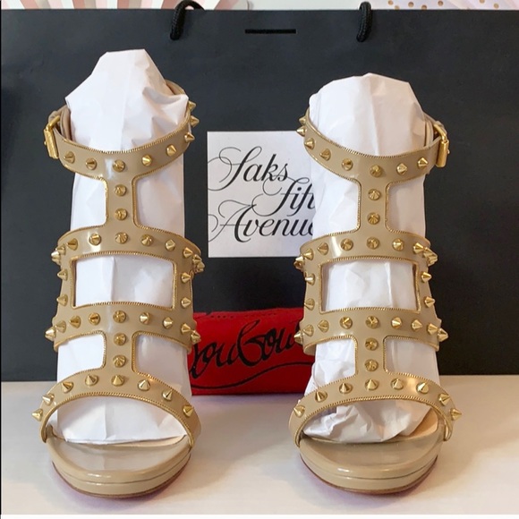 NEW Christian Louboutin Studded Sandal - Picture 3 of 8